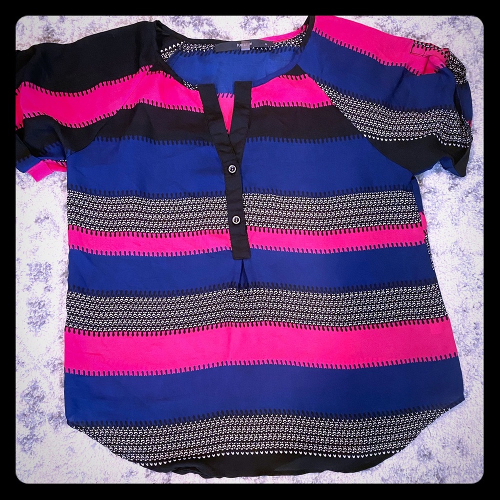 Color-block Blouse